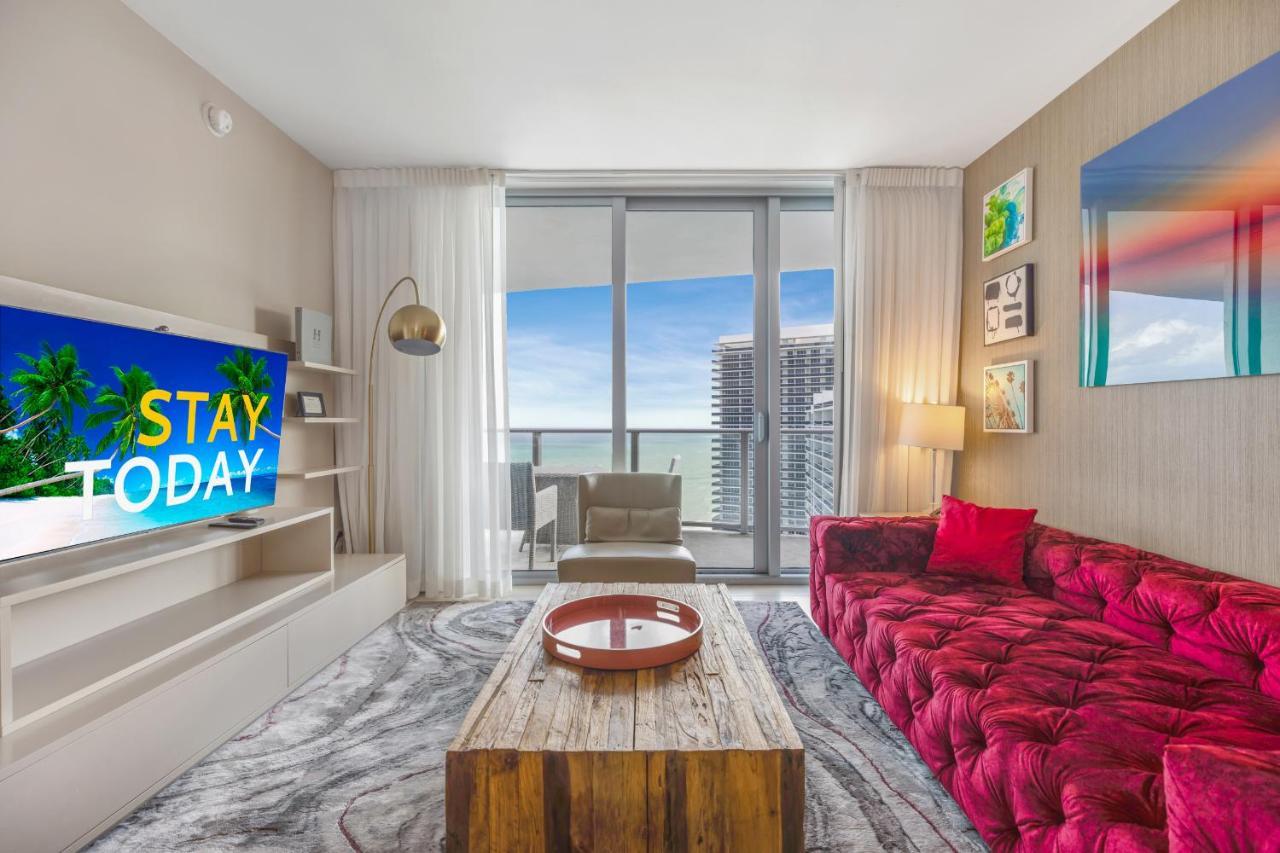 Seashore Resort - 2 Bedroom Right On The Beach Direct Ocean-View With Amenities On The Rooftop Hollywood Eksteriør billede
