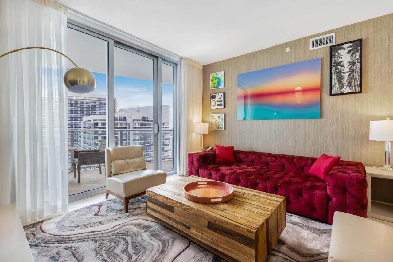 Seashore Resort - 2 Bedroom Right On The Beach Direct Ocean-View With Amenities On The Rooftop Hollywood Eksteriør billede