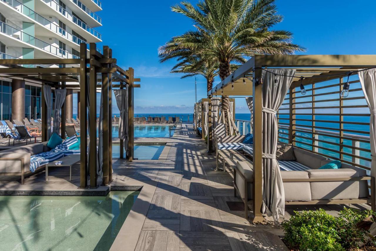 Seashore Resort - 2 Bedroom Right On The Beach Direct Ocean-View With Amenities On The Rooftop Hollywood Eksteriør billede