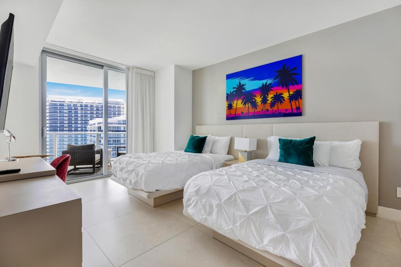 Seashore Resort - 2 Bedroom Right On The Beach Direct Ocean-View With Amenities On The Rooftop Hollywood Eksteriør billede