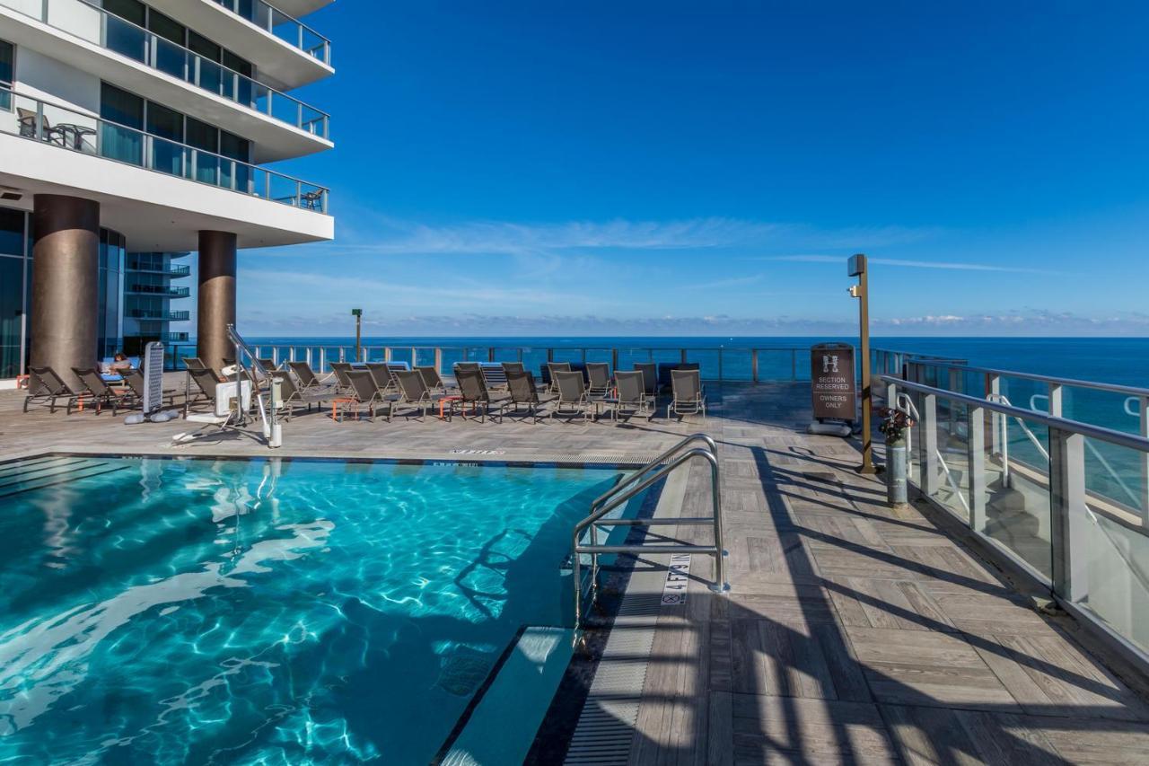Seashore Resort - 2 Bedroom Right On The Beach Direct Ocean-View With Amenities On The Rooftop Hollywood Eksteriør billede
