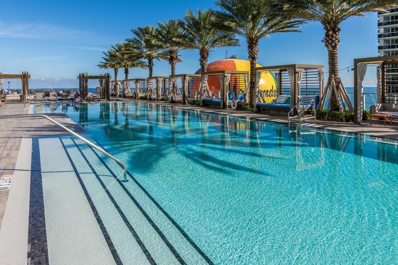 Seashore Resort - 2 Bedroom Right On The Beach Direct Ocean-View With Amenities On The Rooftop Hollywood Eksteriør billede